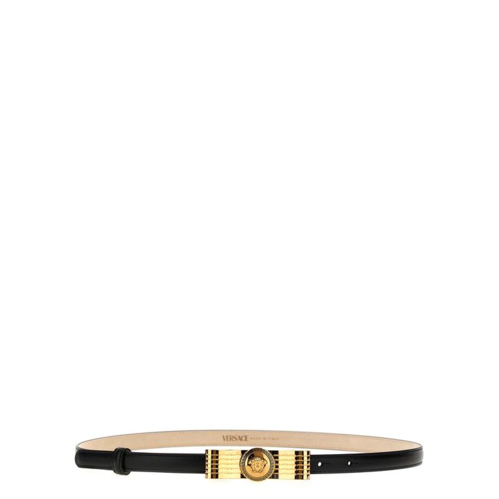 Versace Black Calfskin Regular Women's Belt